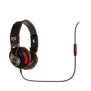 Synchros S300 NBA Edition - Bulls - Black / Red - Stylish Synchros on-ear stereo headphone - Hero